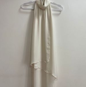 Halter White Dress